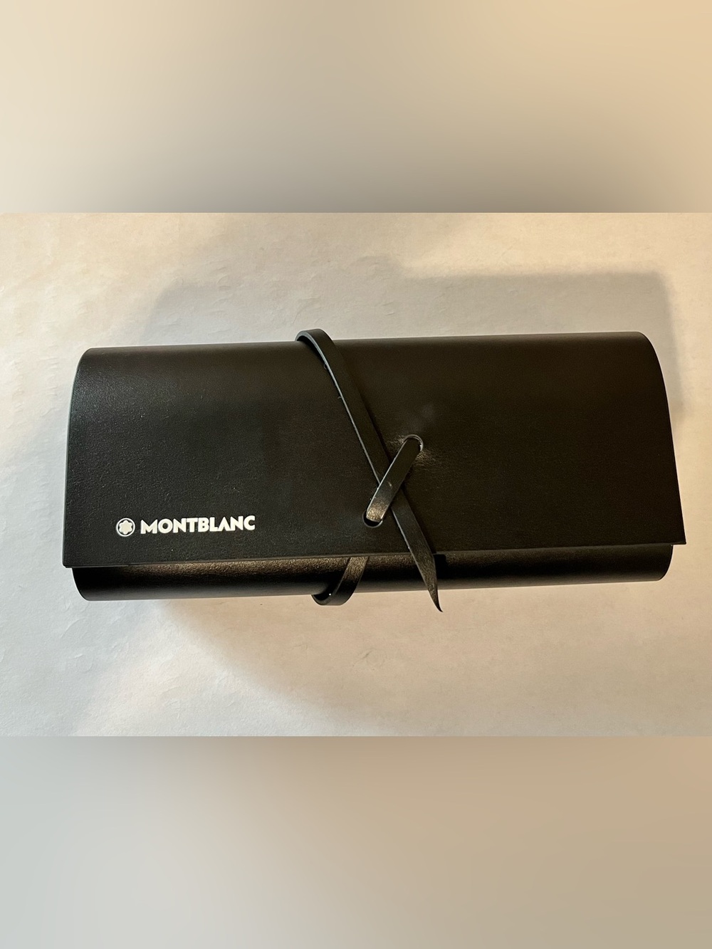 Montblanc Black Leather Sunglasses Case